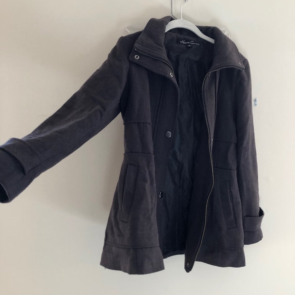 Kenneth Cole New York dark grey wool jacket